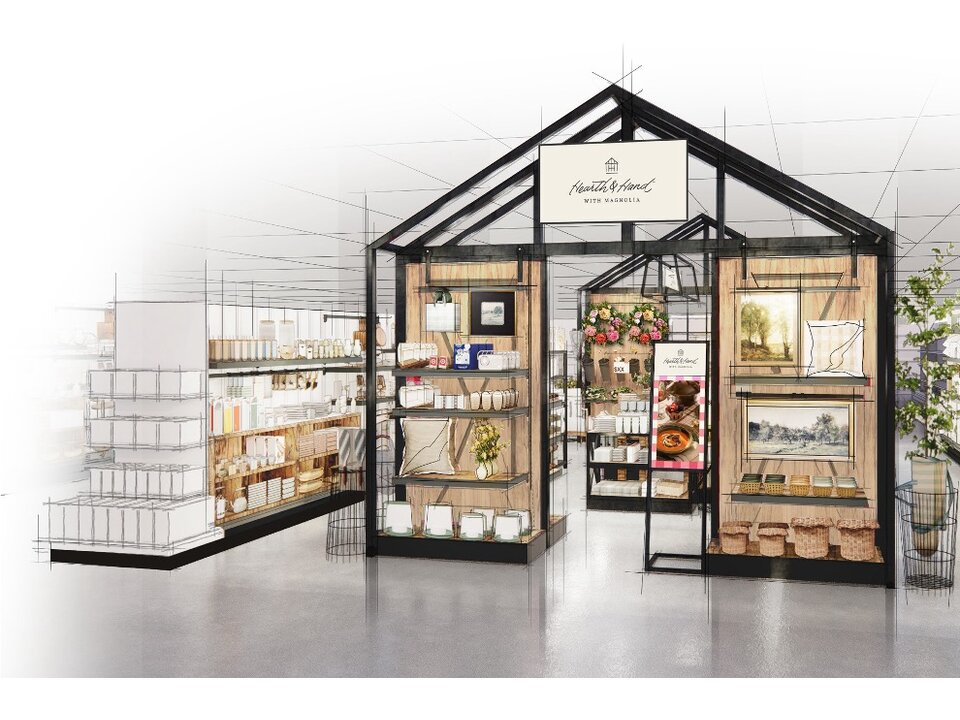 Hearth & Hand with Magnolia in-store shop environment render