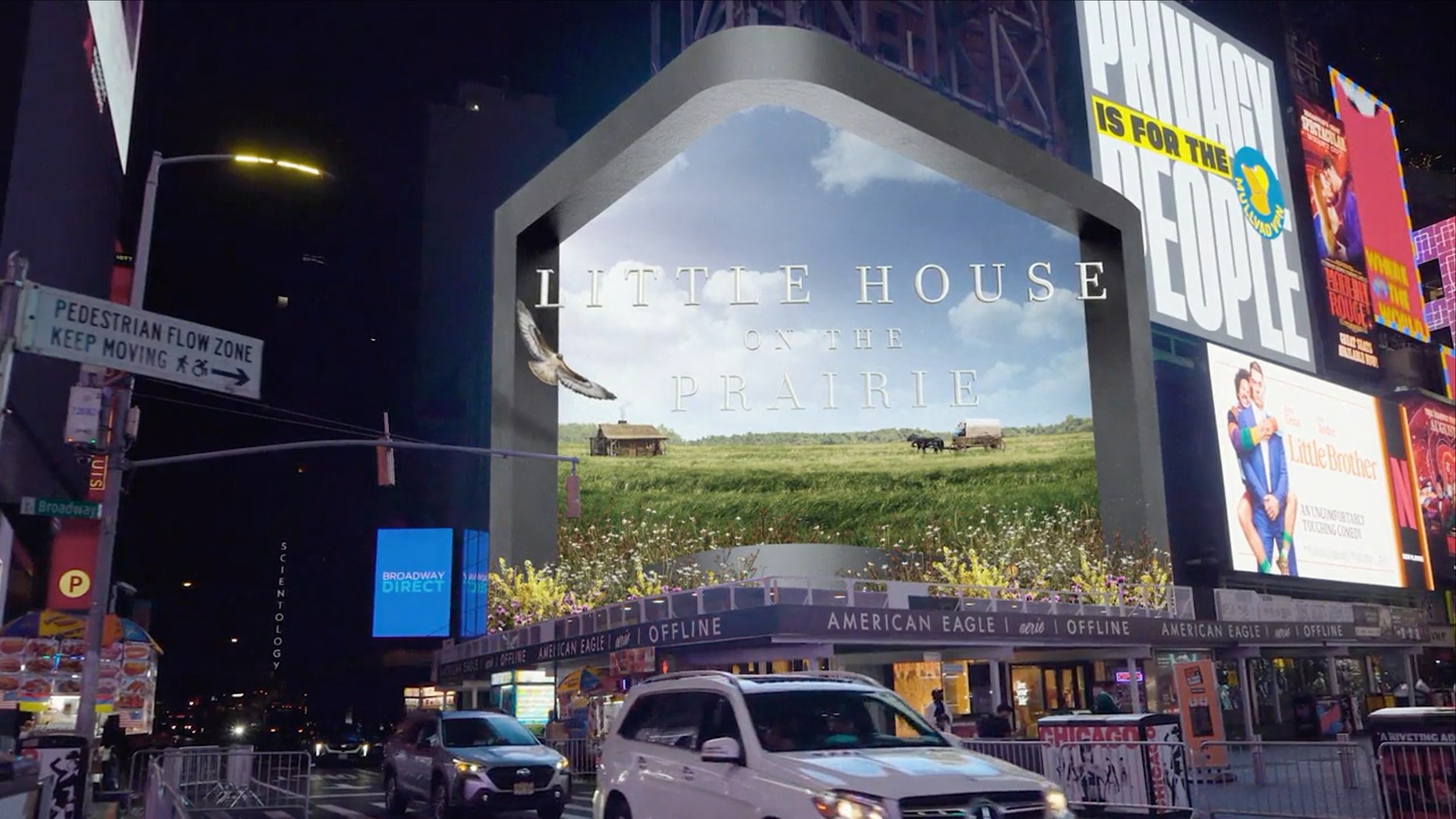 Little House on the Prairie anamorphic board