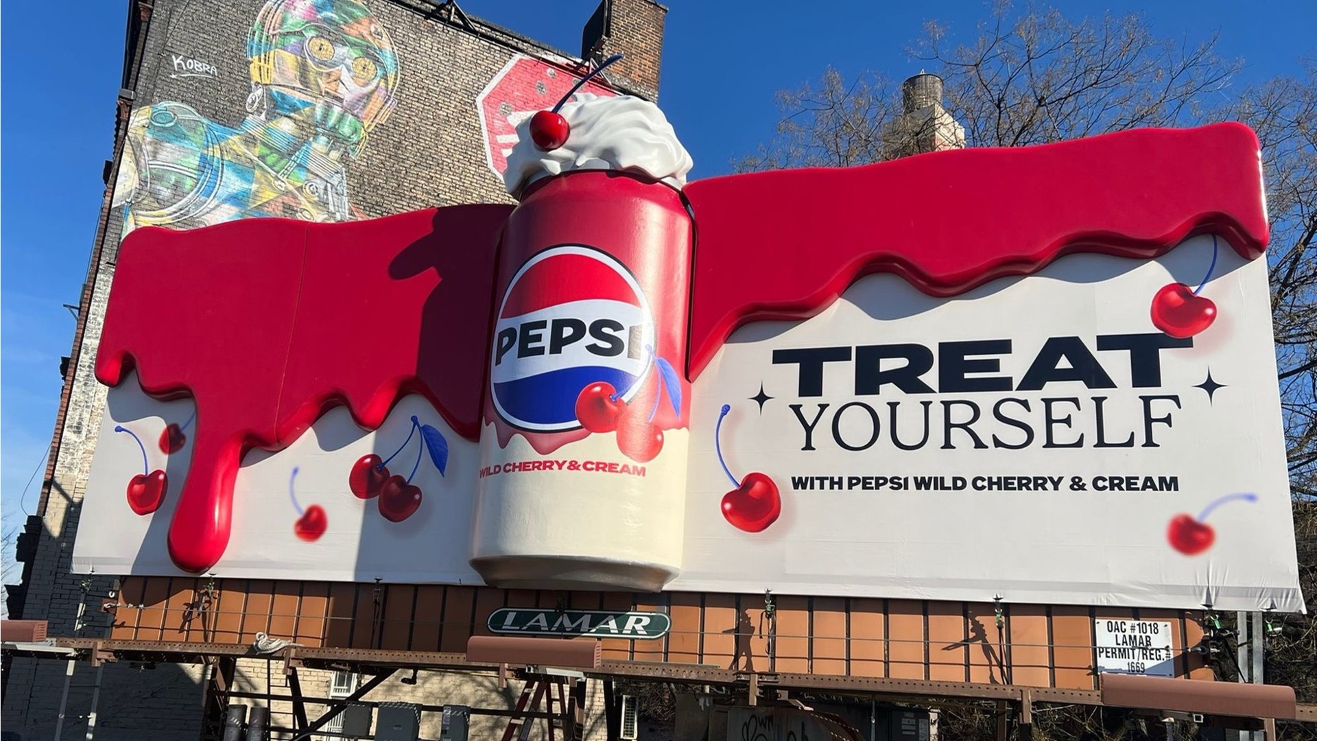 Pepsi 3D stunt board
