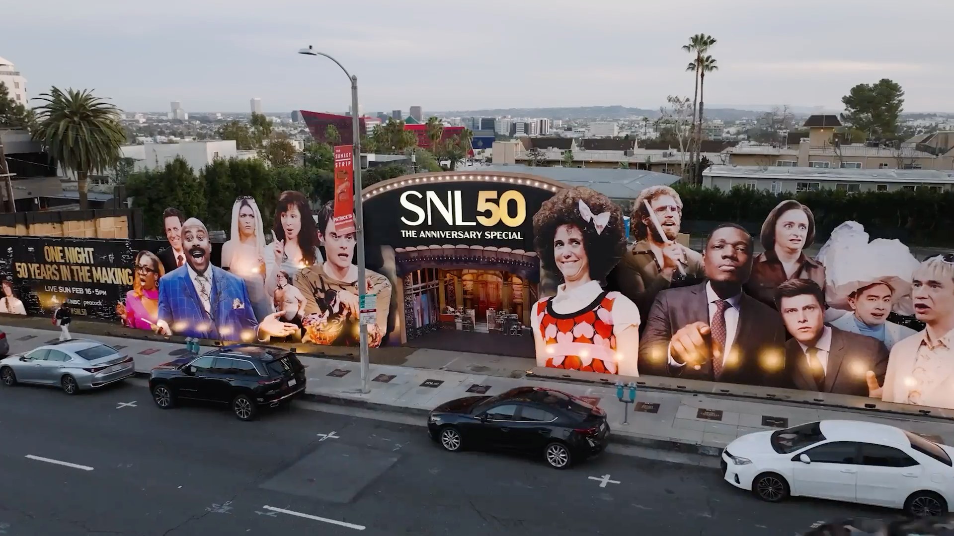 Saturday Night Live 50th streetscape project still