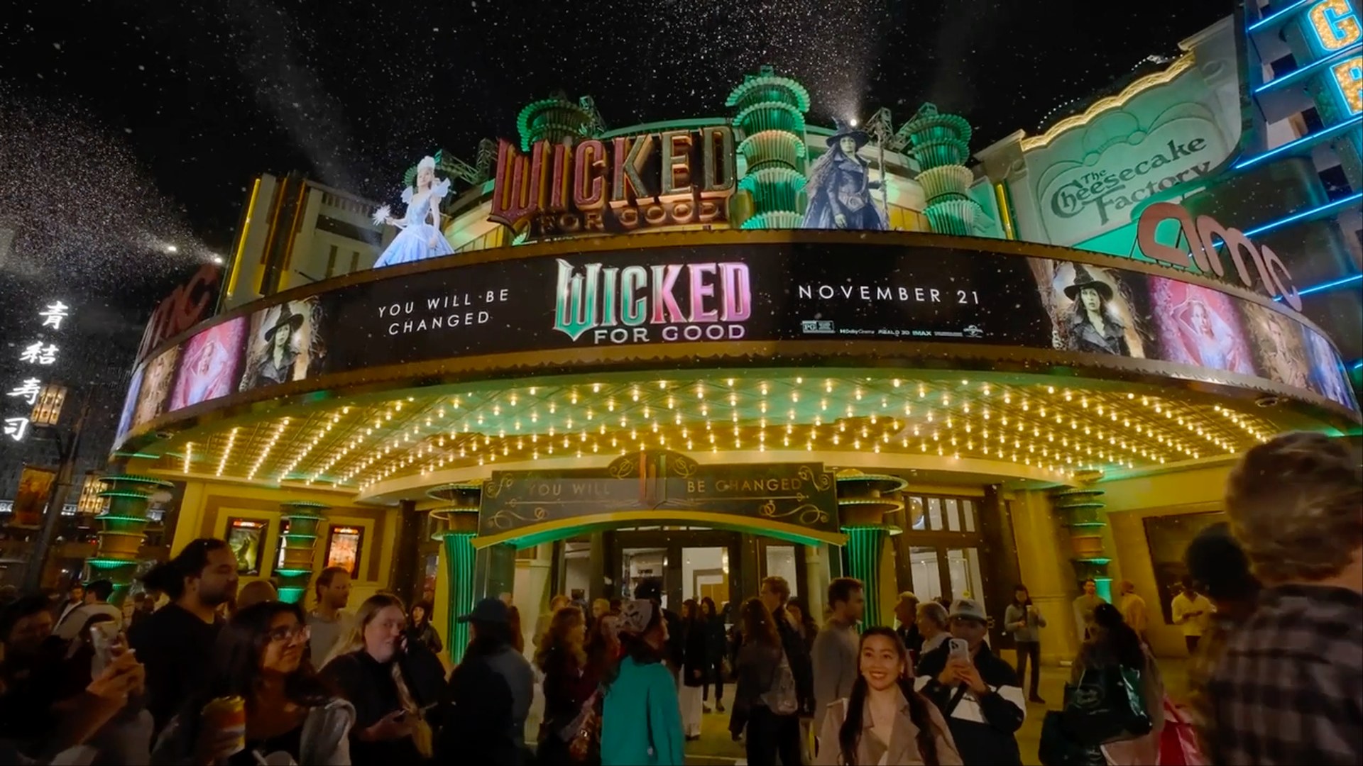 Wicked: For Good out-of-home campaign